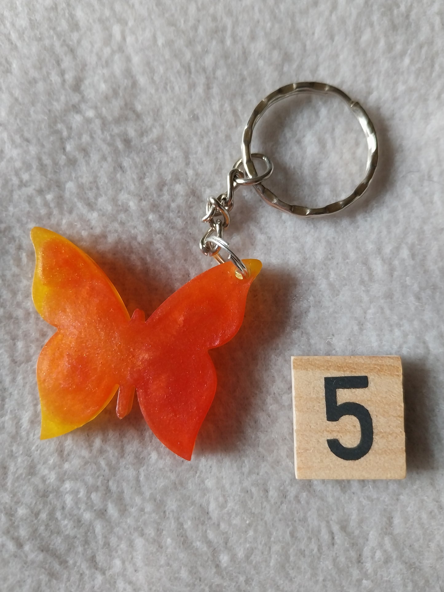 Porte-clefs papillon