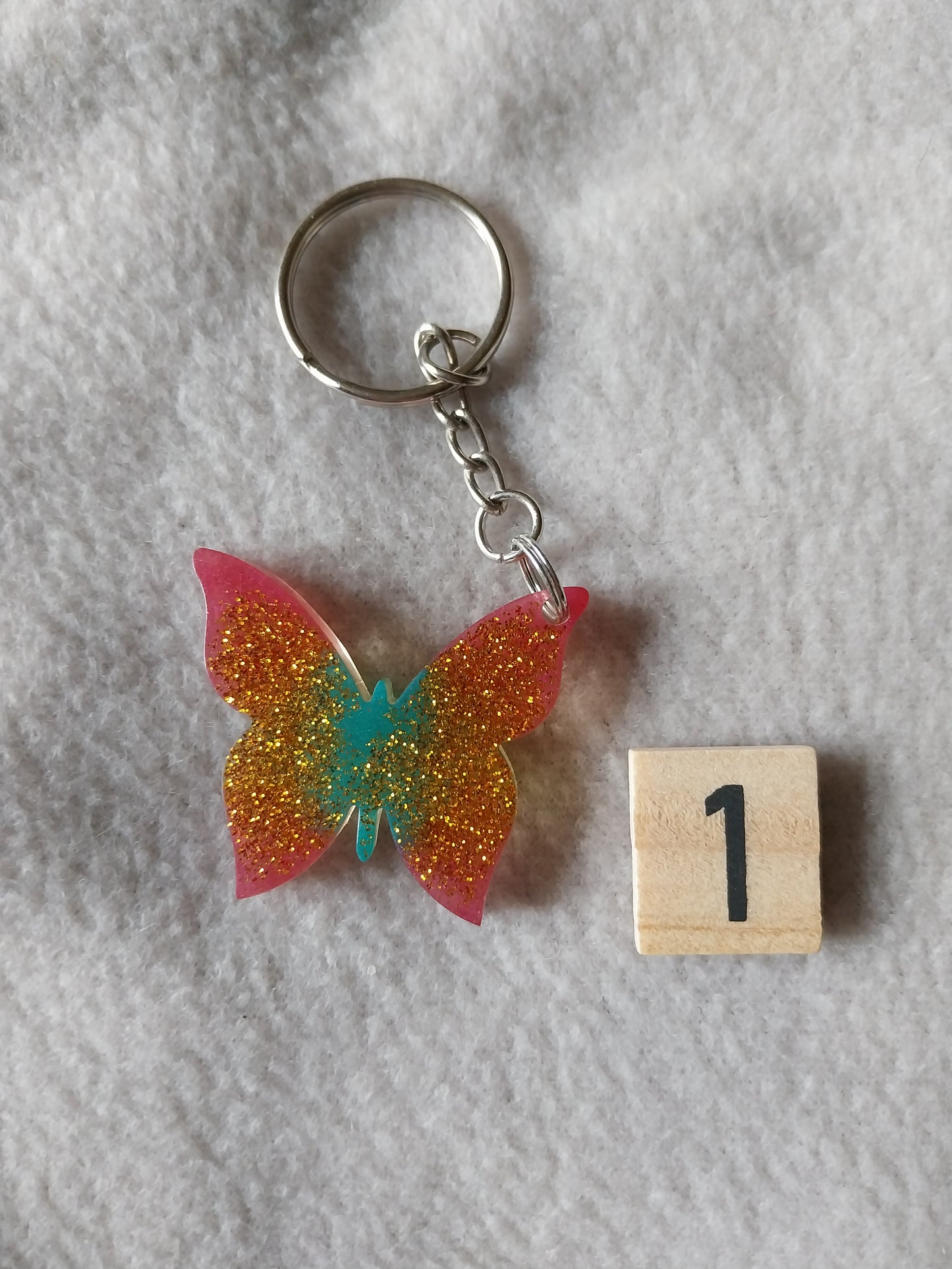 Porte-clefs papillon