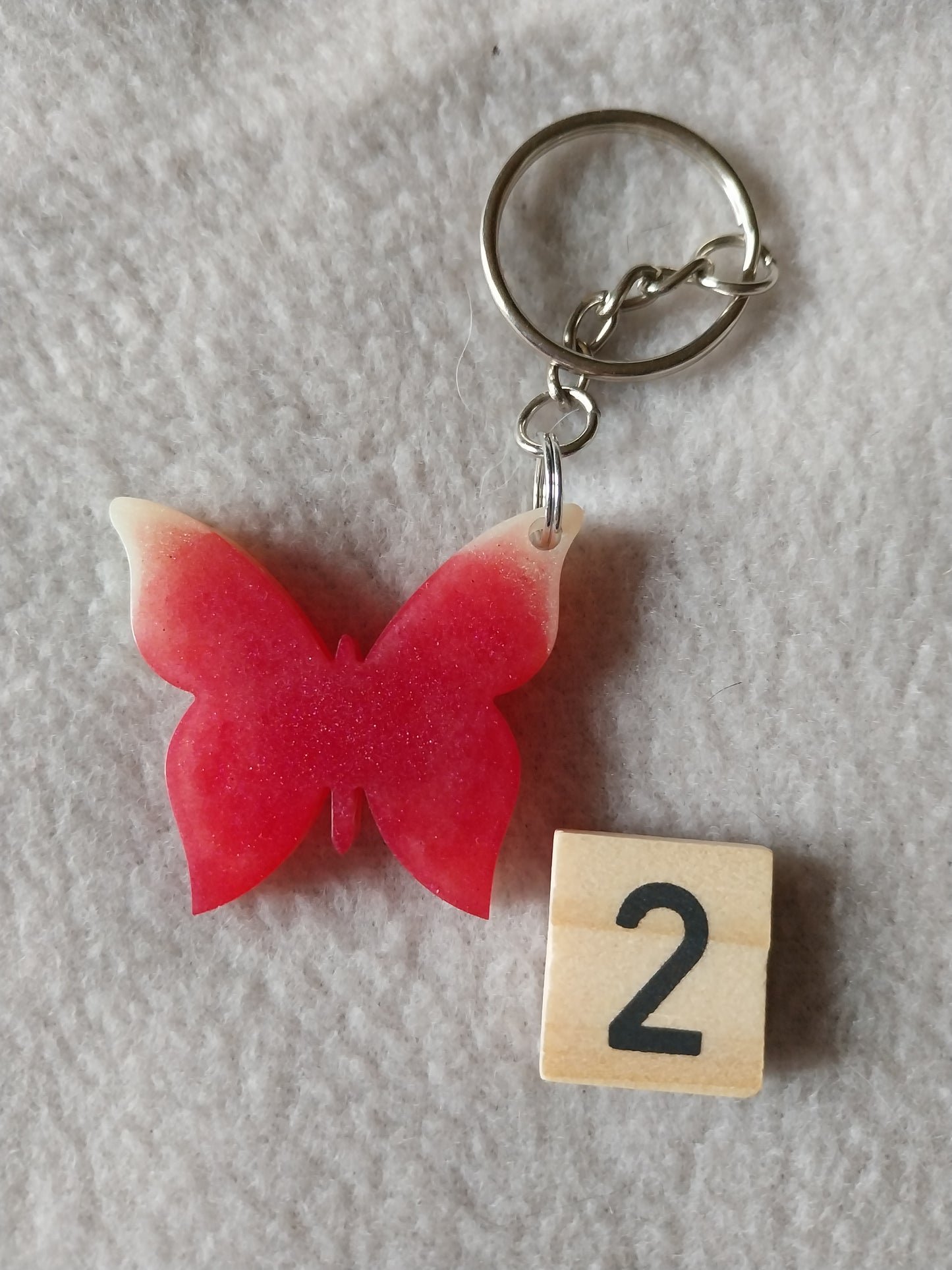 Porte-clefs papillon