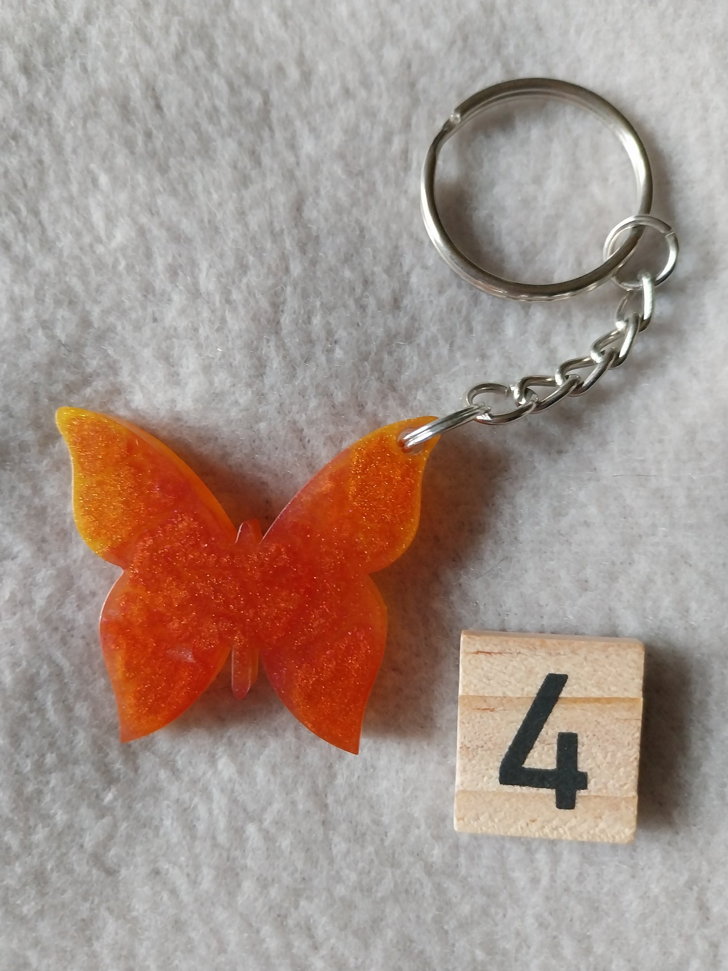 Porte-clefs papillon