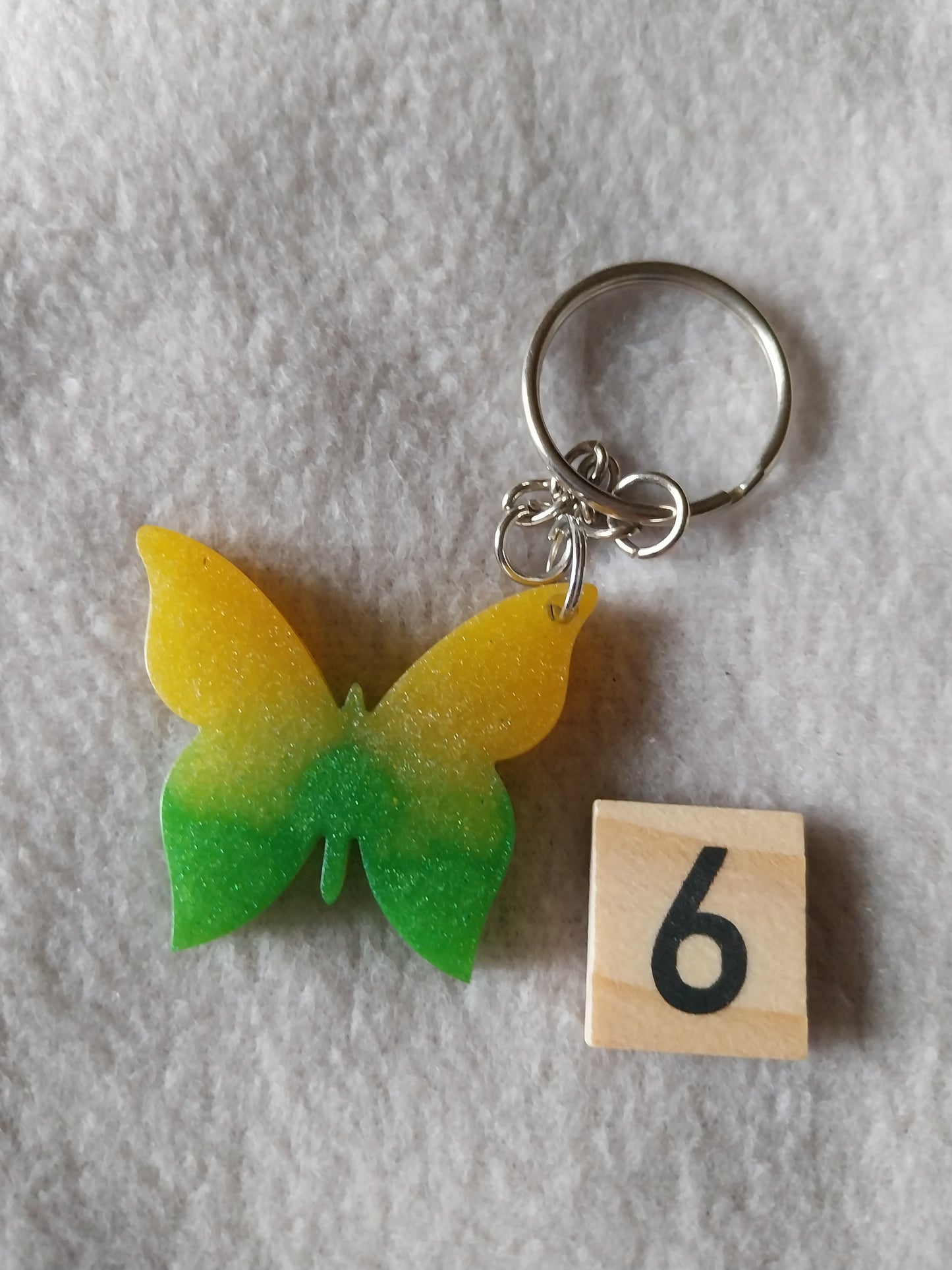 Porte-clefs papillon
