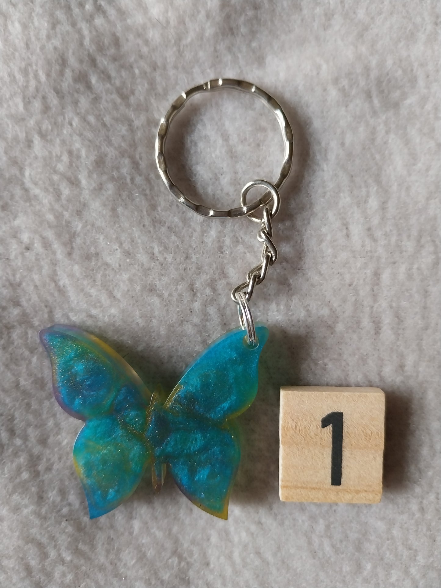 Porte-clefs papillon