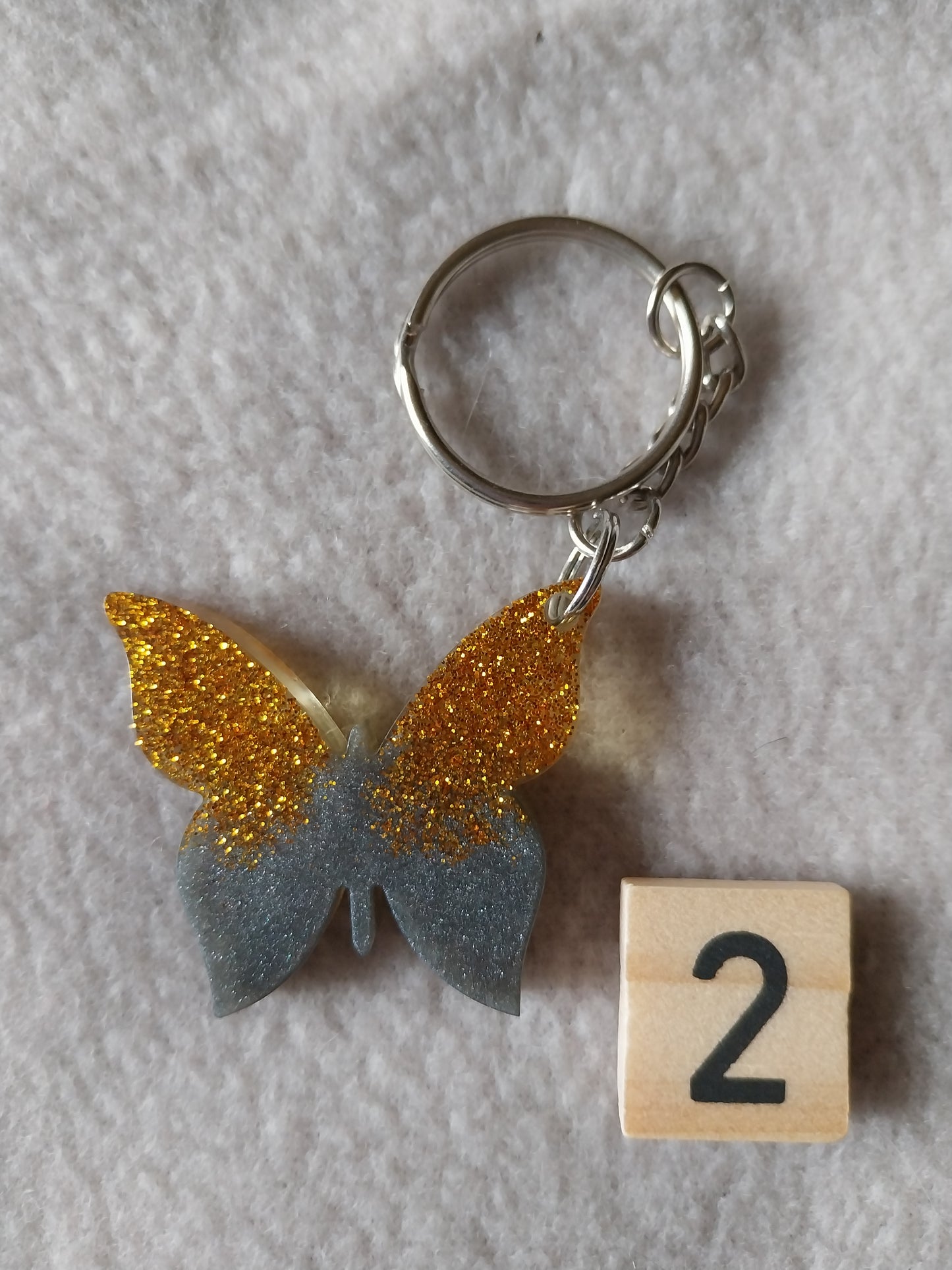 Porte-clefs papillon