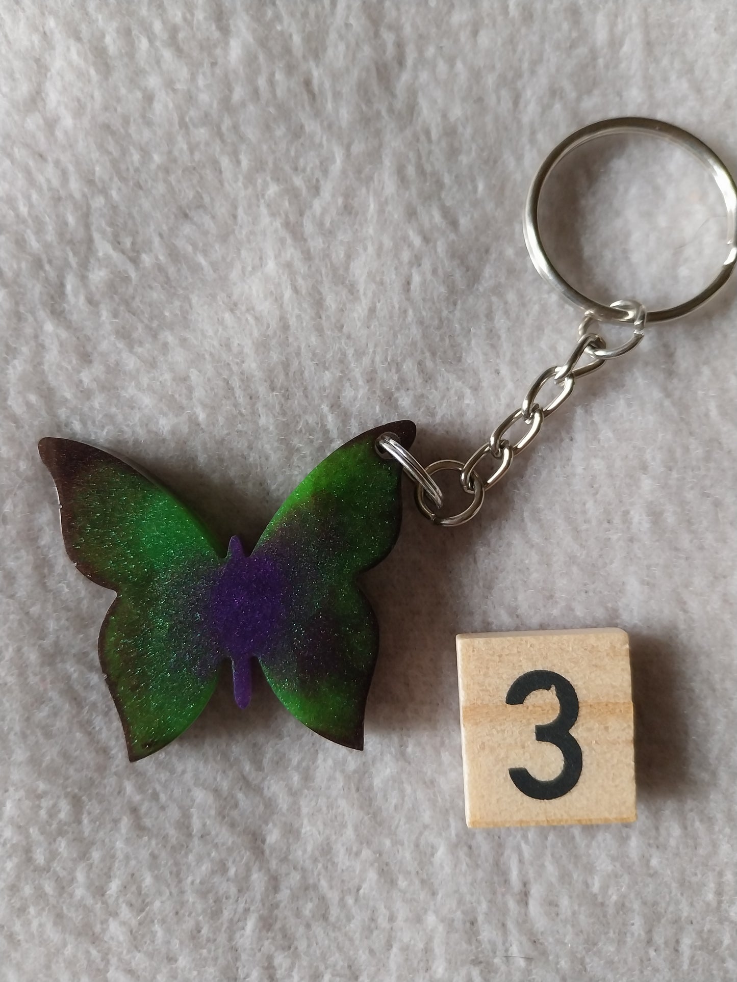 Porte-clefs papillon