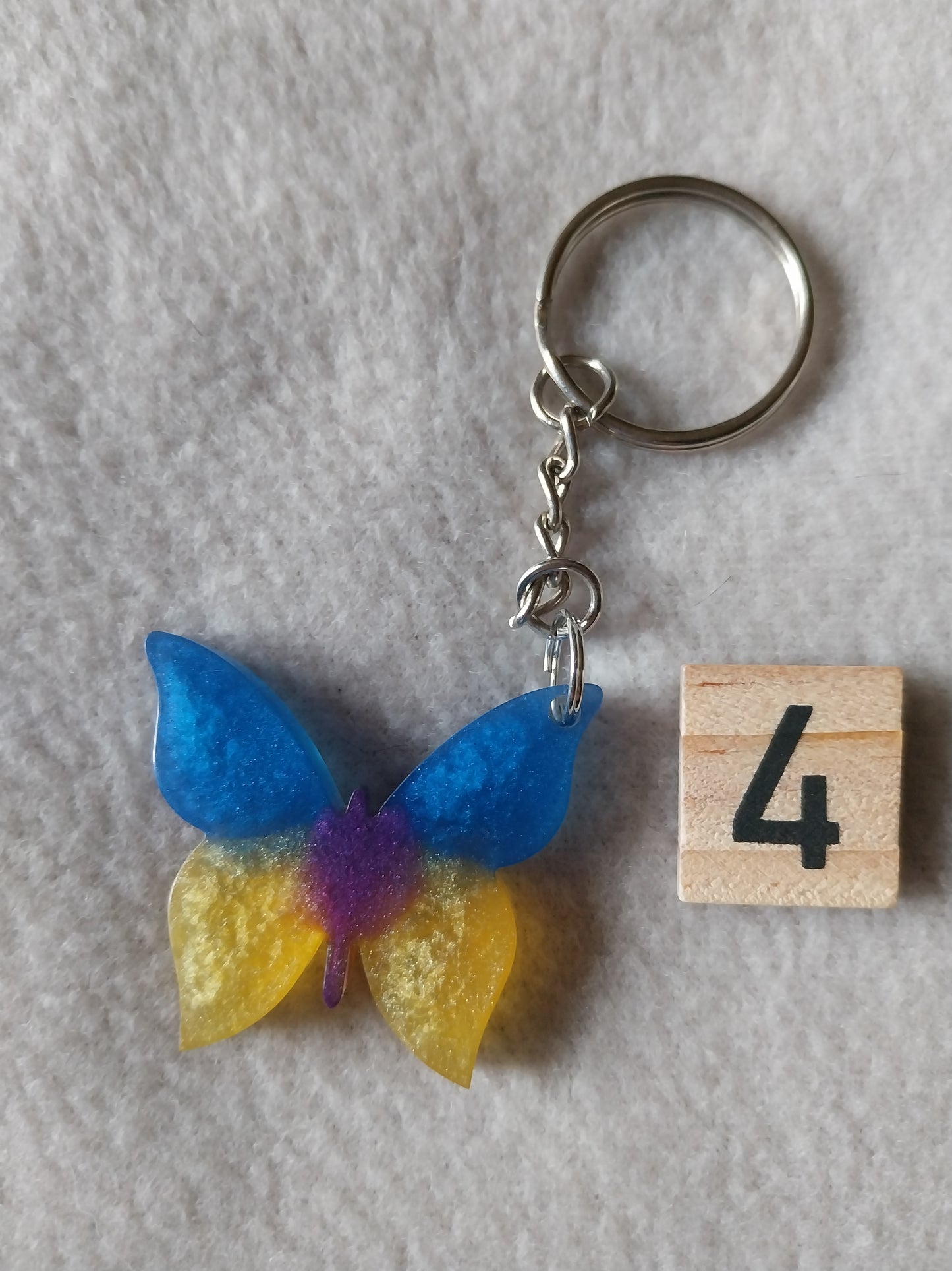 Porte-clefs papillon