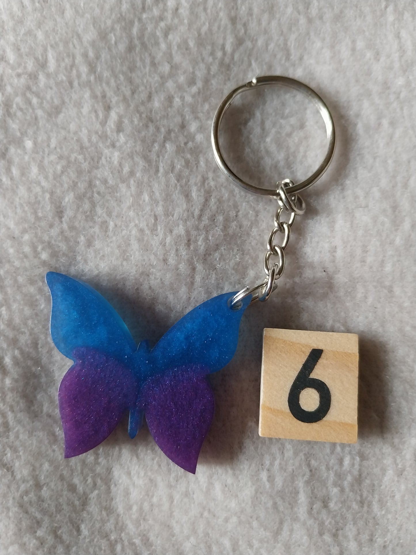 Porte-clefs papillon