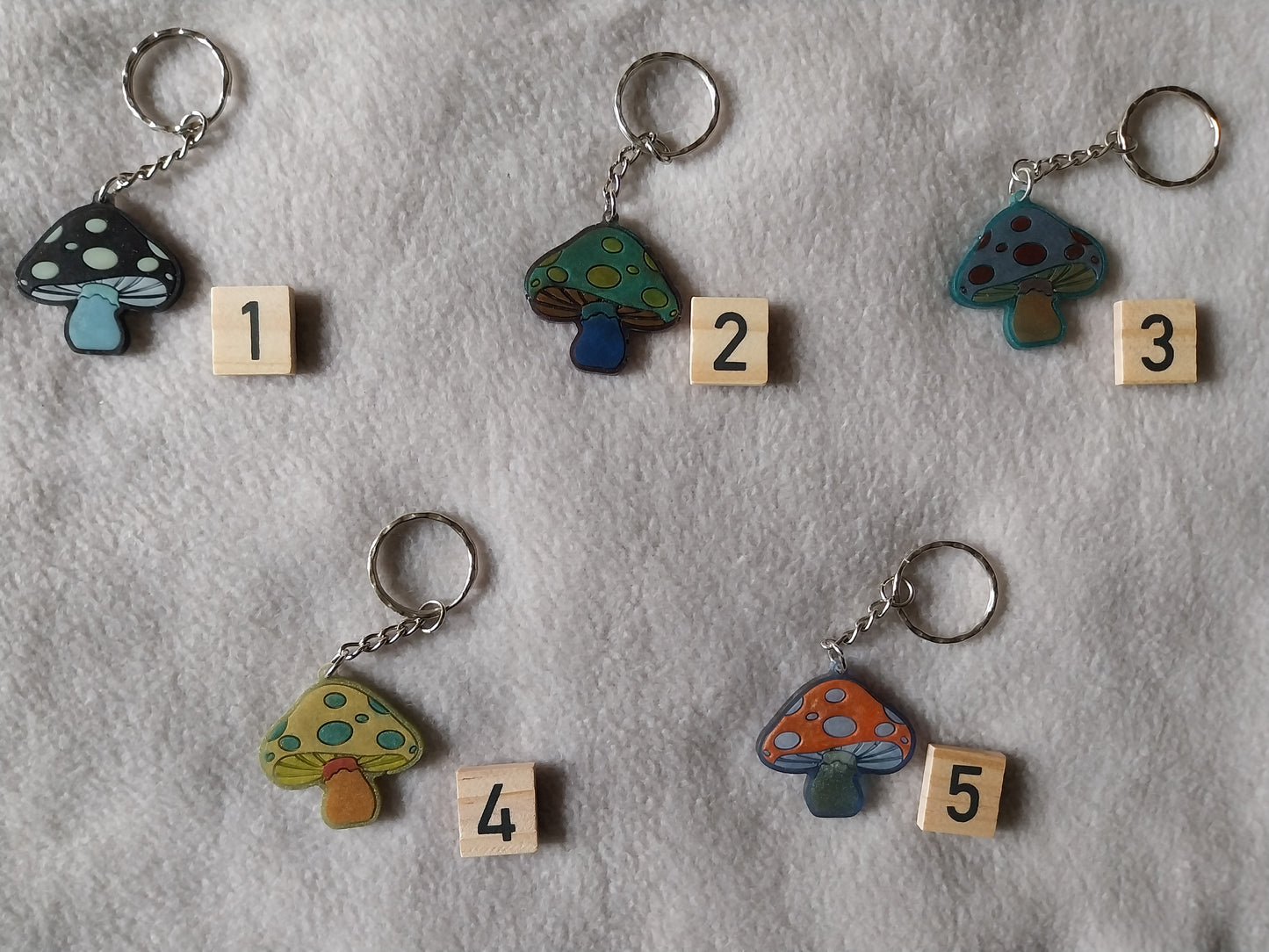 Porte-clefs champignon