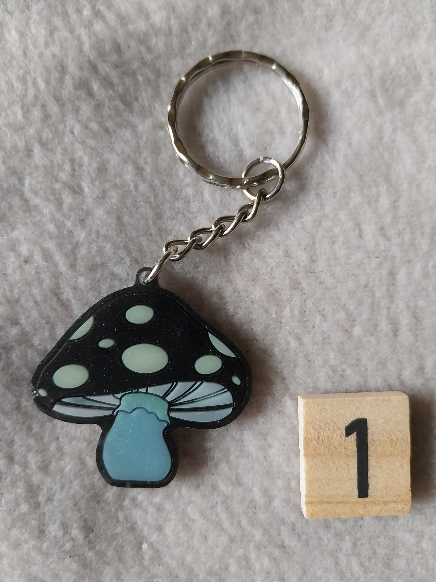 Porte-clefs champignon