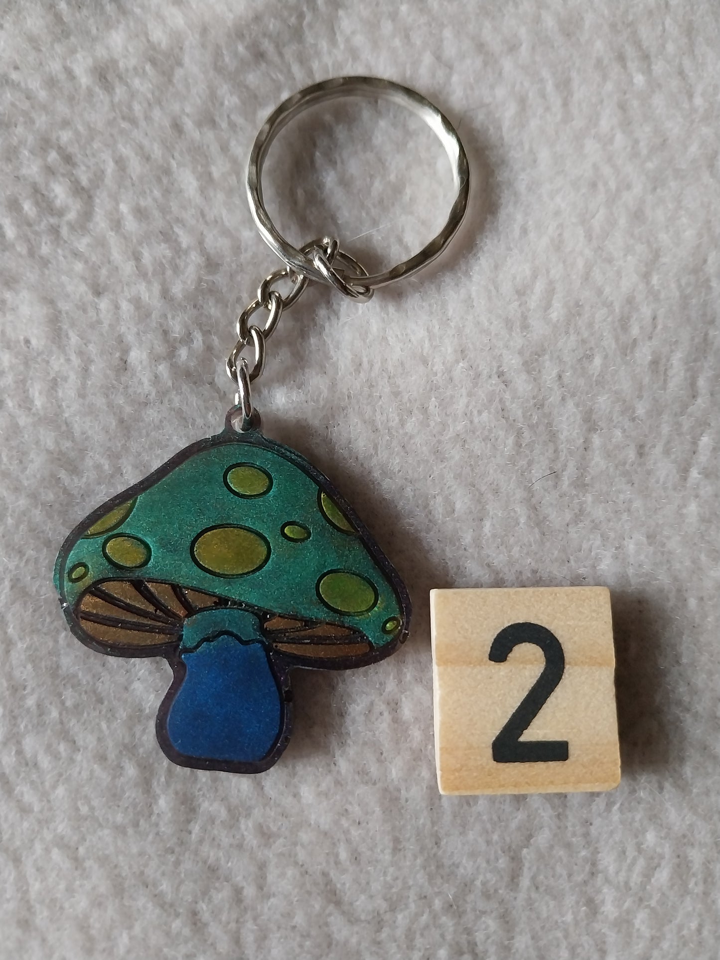Porte-clefs champignon