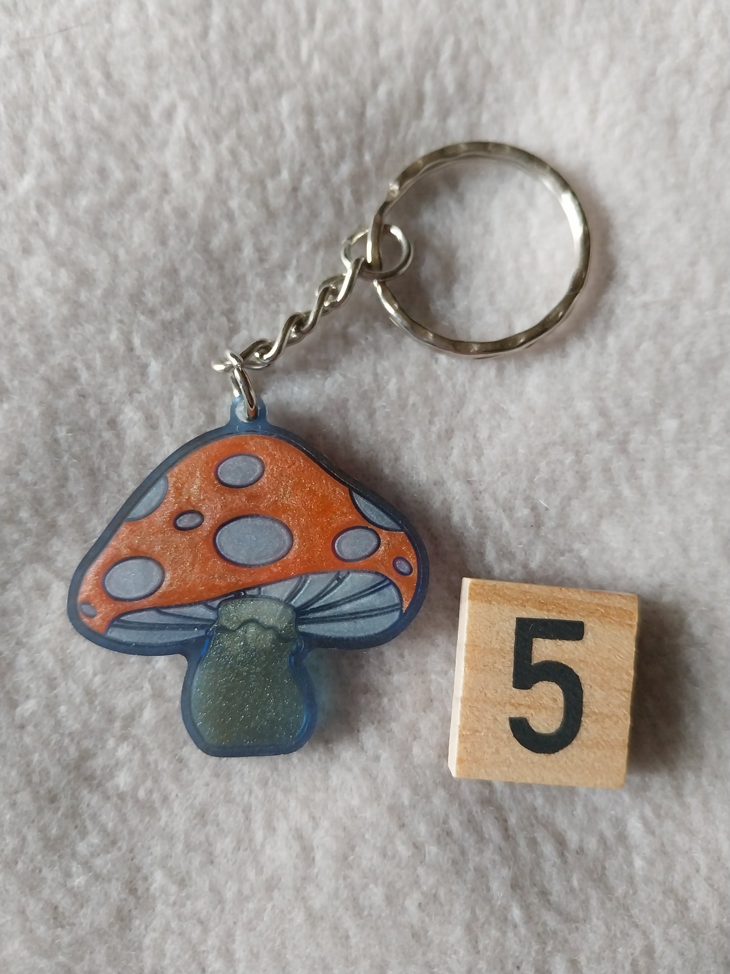 Porte-clefs champignon