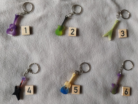 Porte-clefs guitare