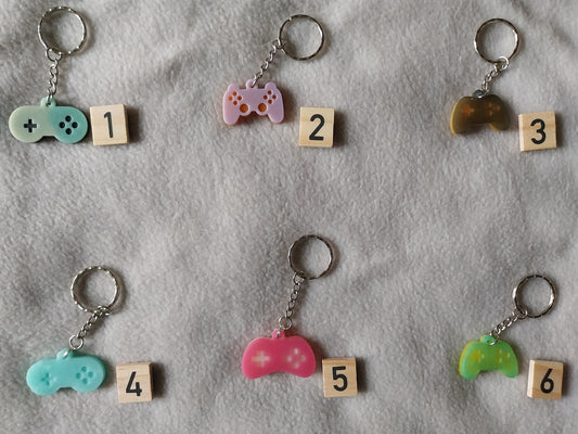 Porte-clefs manette de jeu
