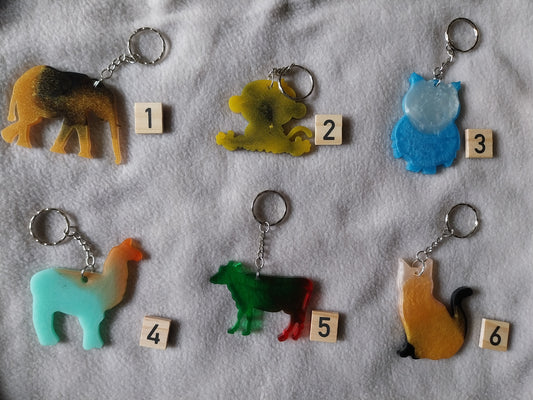 Porte-clefs animal