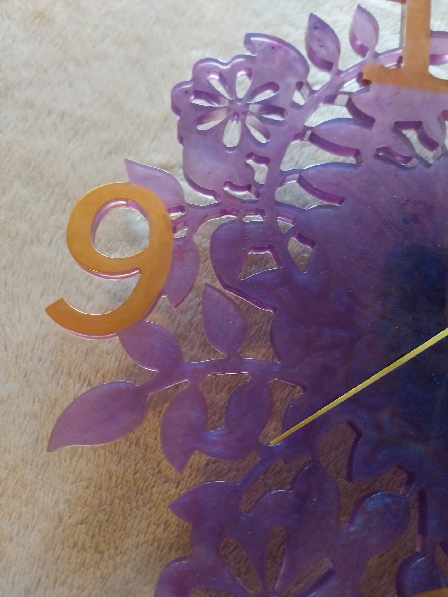 Horloge florale
