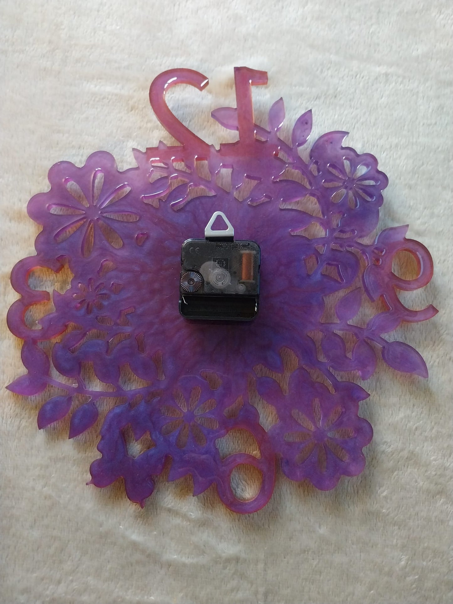 Horloge florale