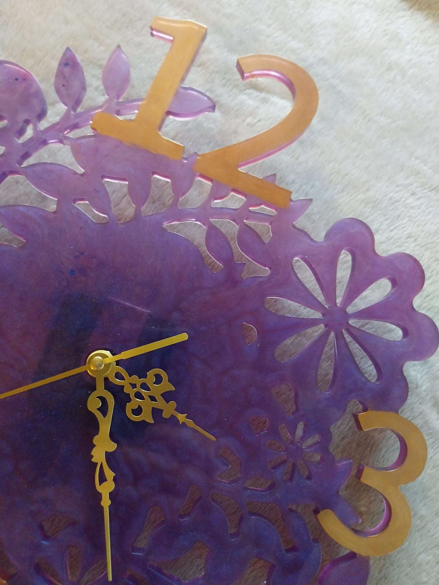 Horloge florale
