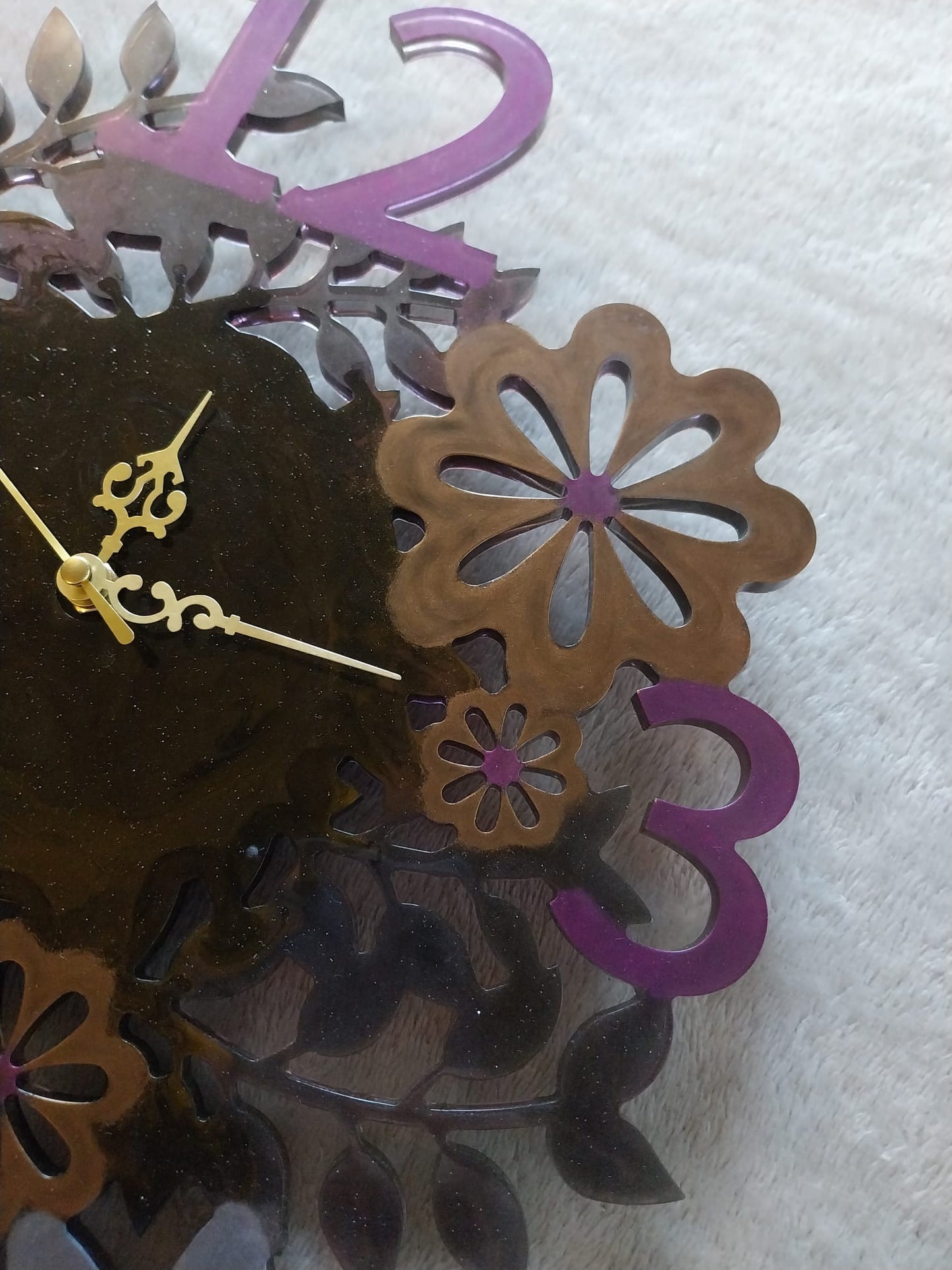 Horloge florale
