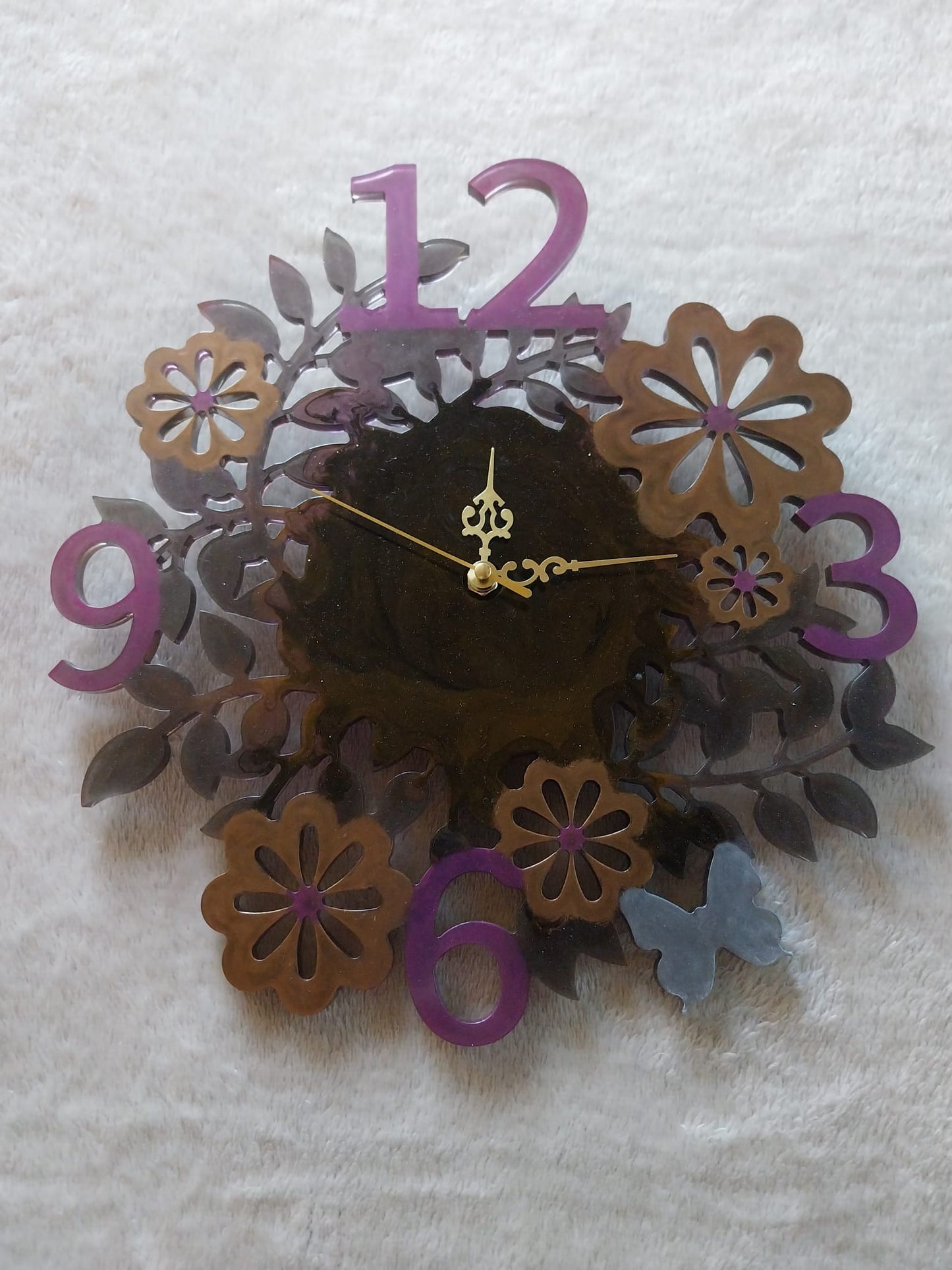 Horloge florale