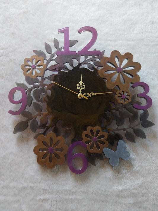 Horloge florale