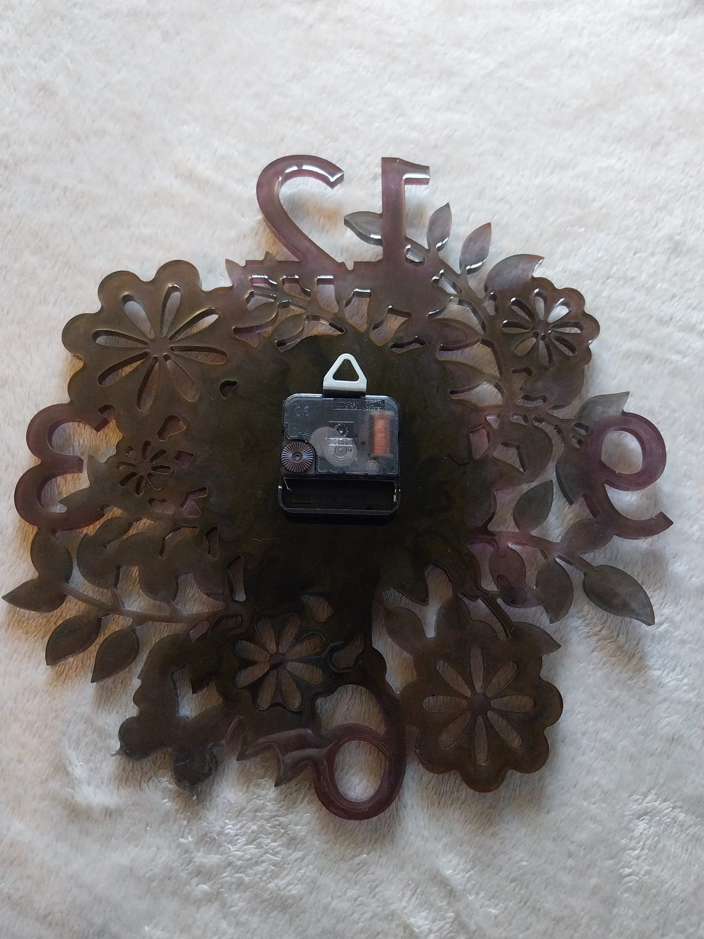 Horloge florale